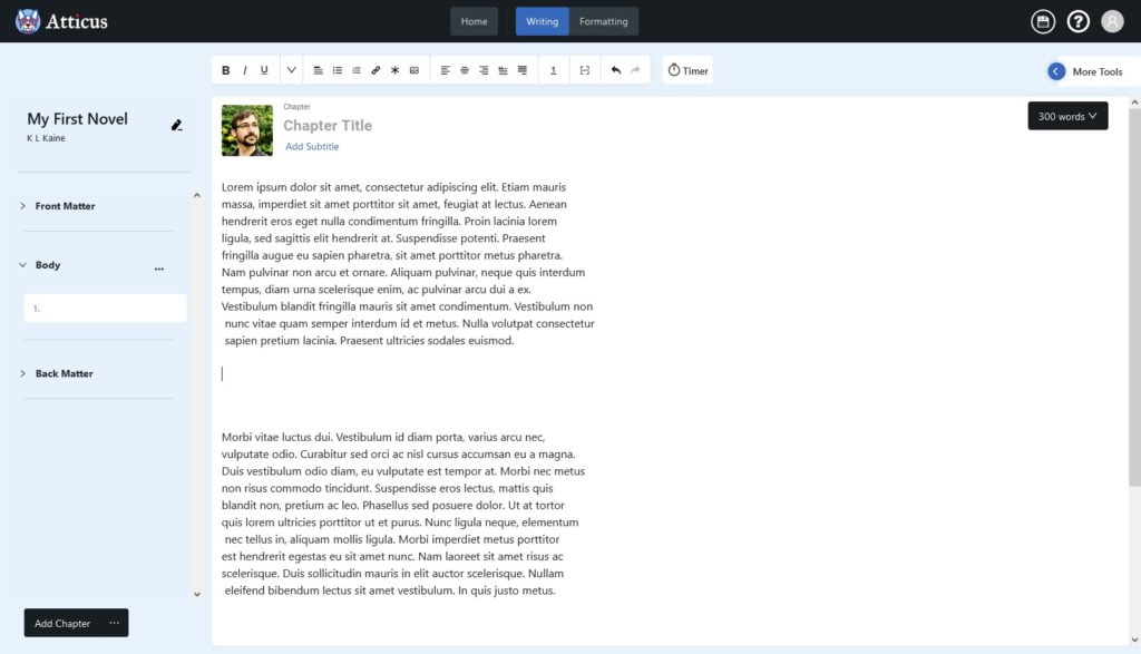 fantasy novel writing software Atticus Novel Writing Software