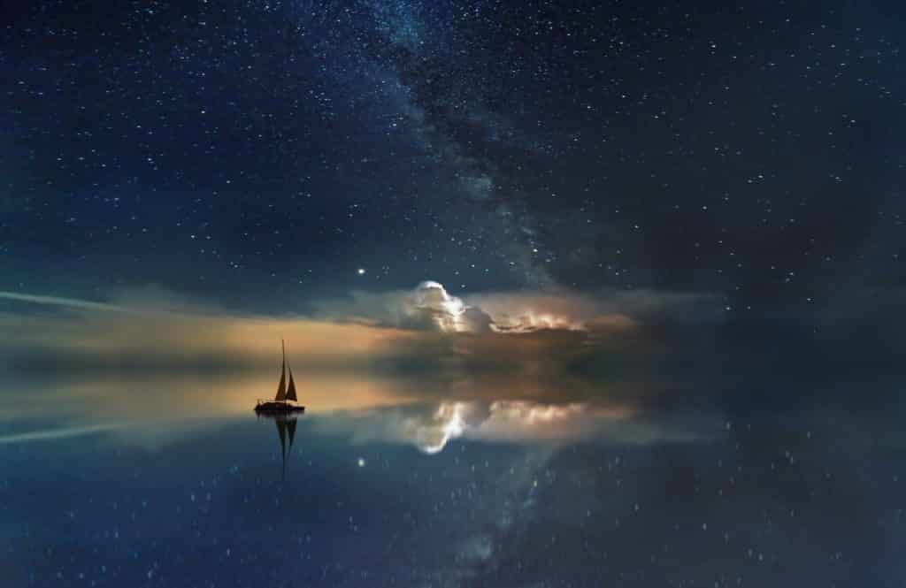 Worldbuilding - sailing the night sky