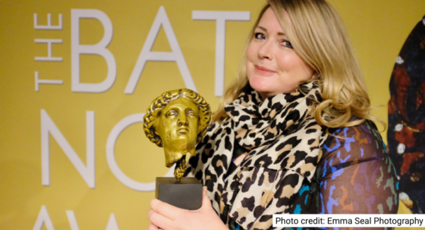 How to succeed at novel writing competitions Caroline at the Bath Novel Awards. Photo credit: Emma Seal Photography