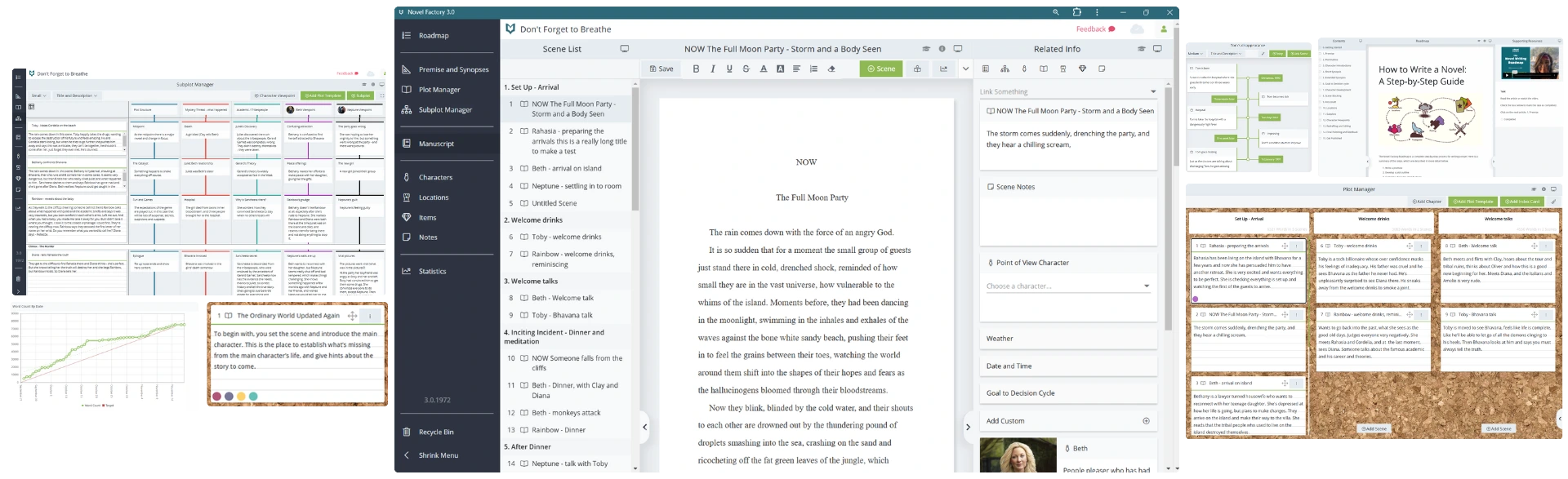The Novel Factory Screenshots Screenshots from The Novel Factory